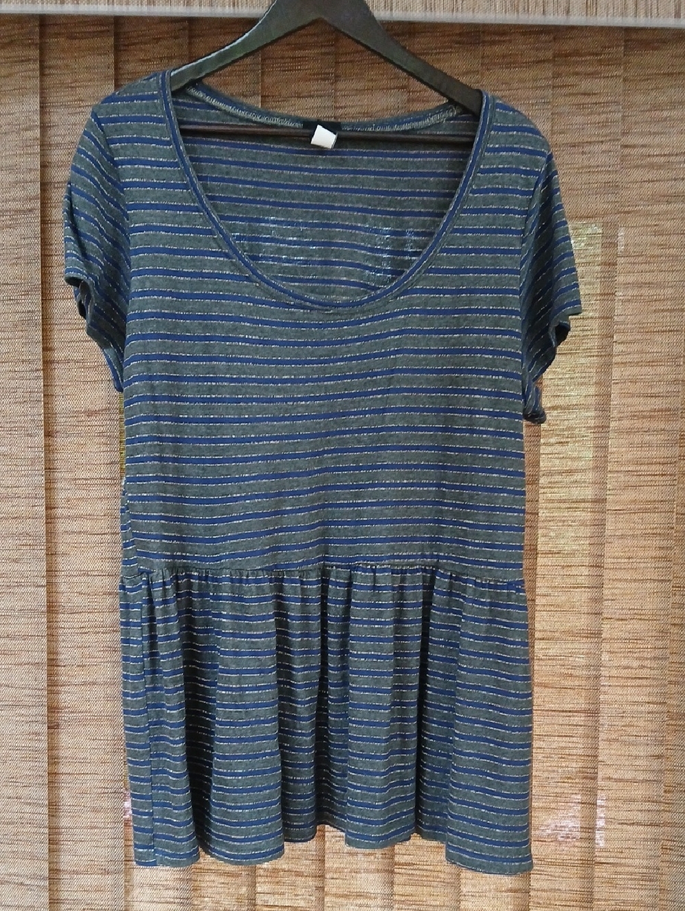 Torrid Striped Short Sleeve Top